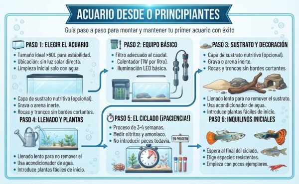 Montar acuario desde 0