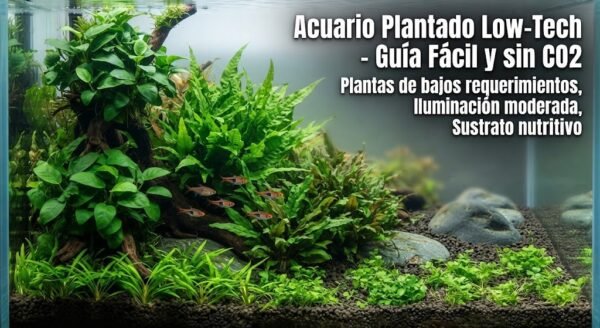 Acuario plantado low tech