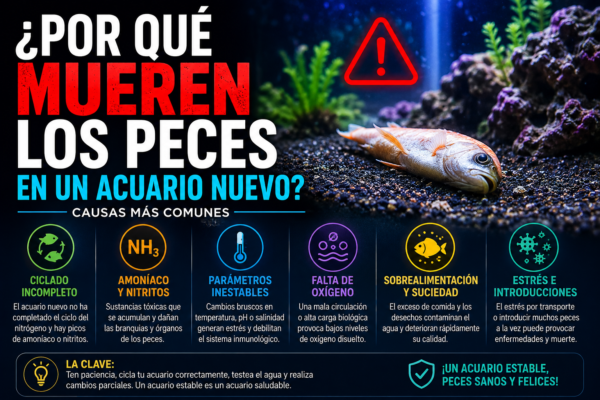 Porque mueren peces?