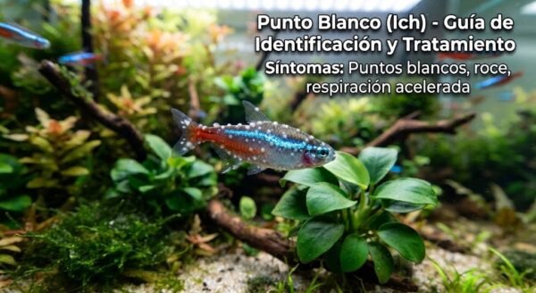 punto blanco peces