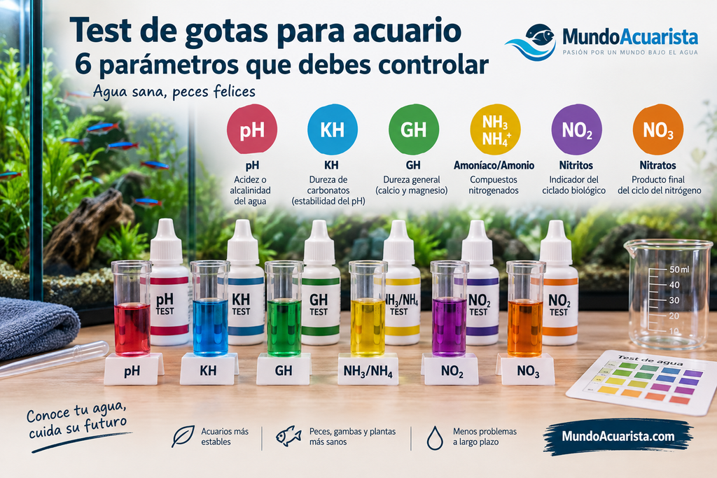 test de gotas para acuario