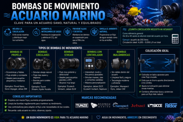 Bombas acuario marino